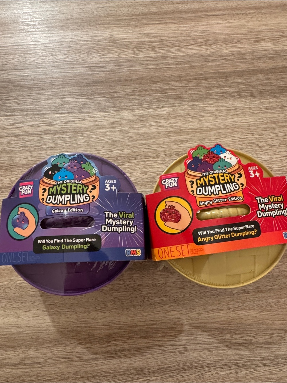 Mystery Dumpling Galaxy & Angry Glitter Edition Set of 2. NEW